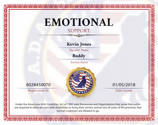 Emotional Support Animal Registration