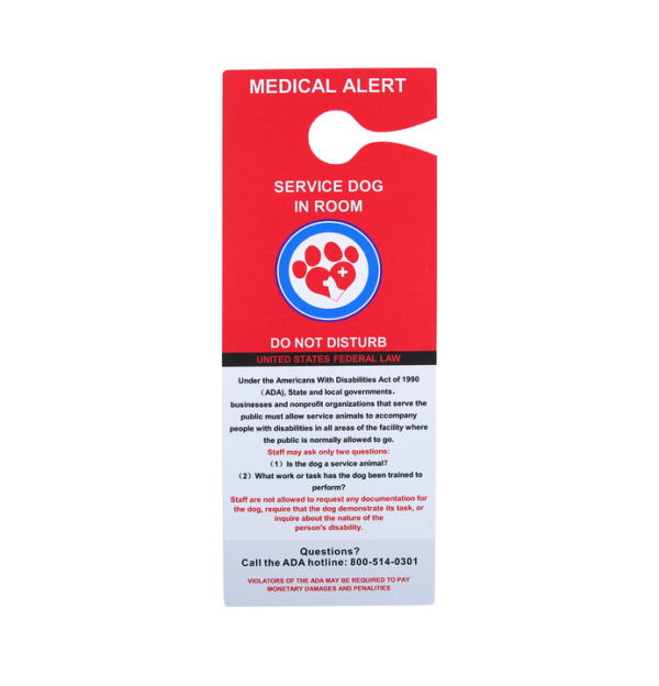 Service Dog "Do Not Disturb" Door Plate - Image 6