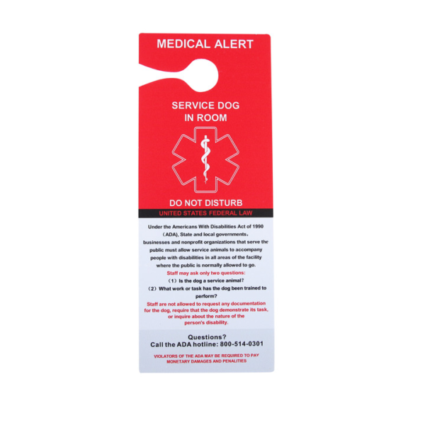 Service Dog "Do Not Disturb" Door Plate - Image 5