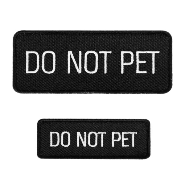 Do Not Pet Velcro Patch